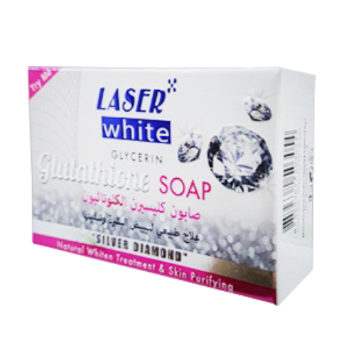 Laser White Silver Soap & Sapuni Rigjalerues me Glutathione