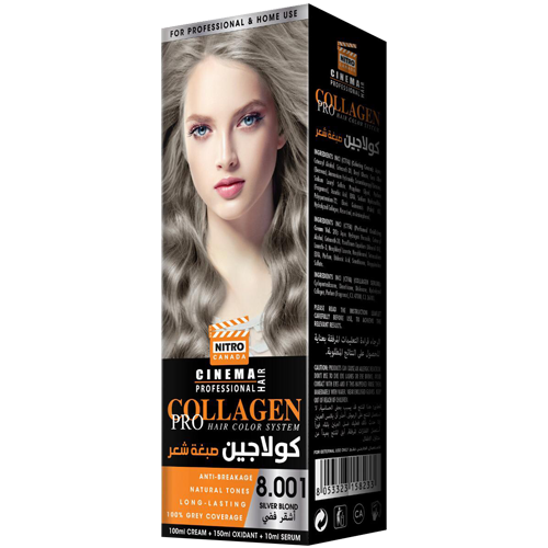 Bjonde Argjendi Nitro Canada Cinema Professional Hair Color System