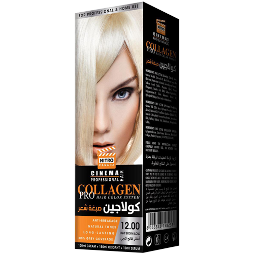 Dëborë e Lehtë Bjond Nitro Canada Cinema Professional Hair Color System