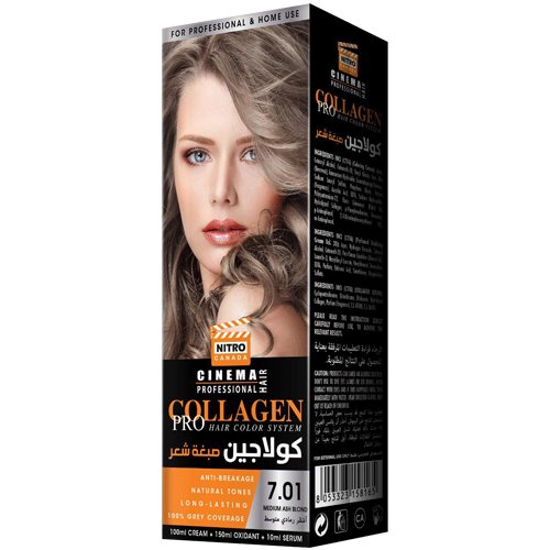 E Hirët Mesatare Bjond Nitro Canada Cinema Professional Hair Color System