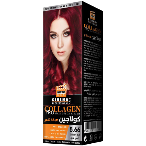Qershi e Kuqe Nitro Canada Cinema Professional Hair Color System