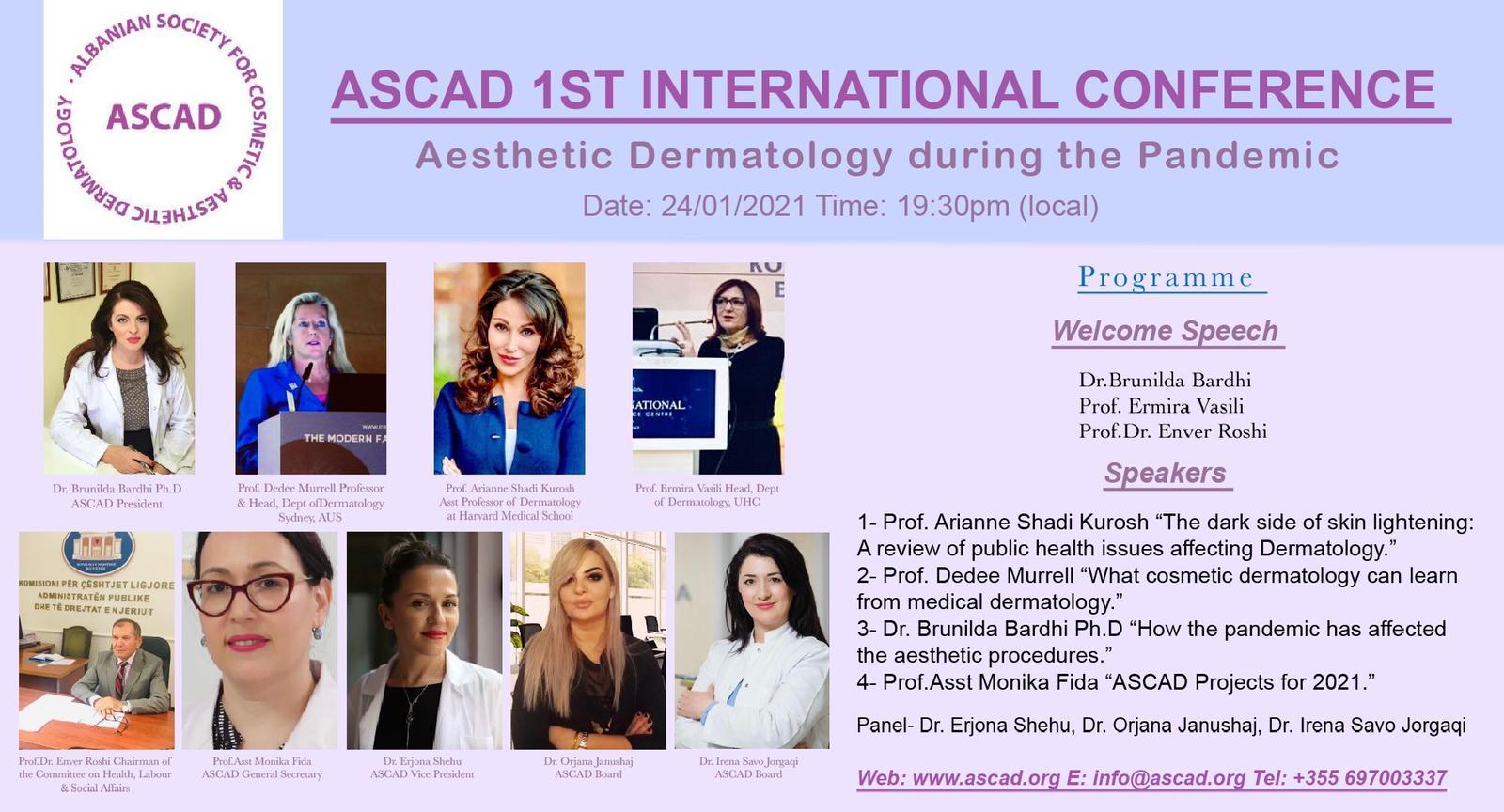 1st ASCAD Virtual International Conference