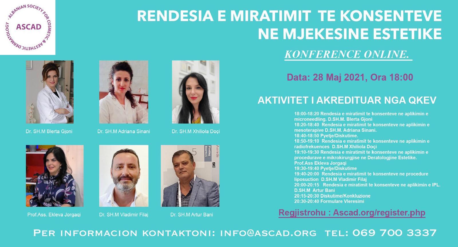Rendesia e Miratimit te Konsenteve ne Mjekesine Estetike