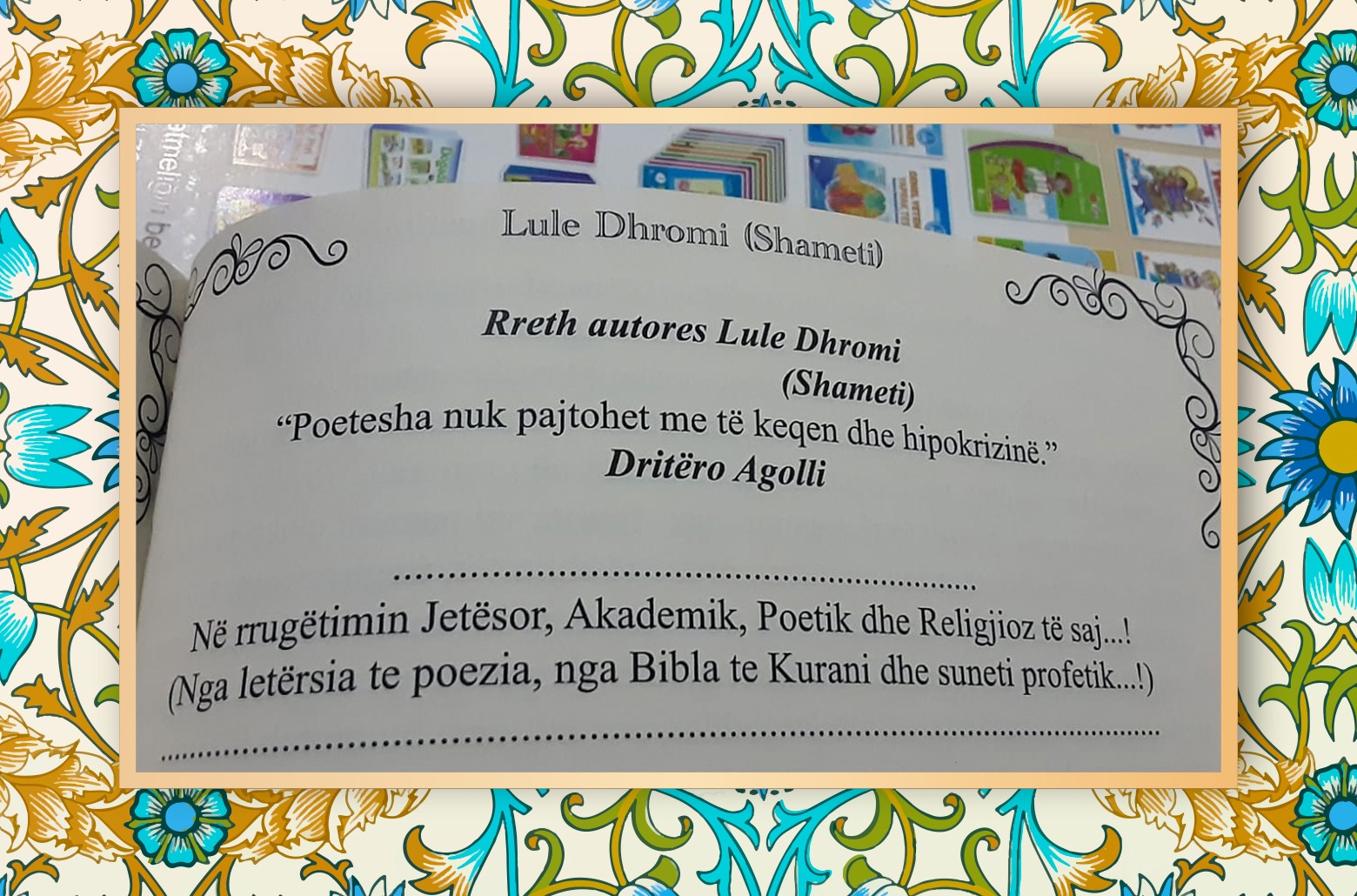 Nga libri më i ri poetik, i autores: